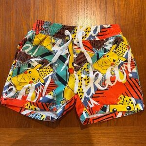 OppoSuits Multicolor Graphic Pokémon Shorts - kids size 4